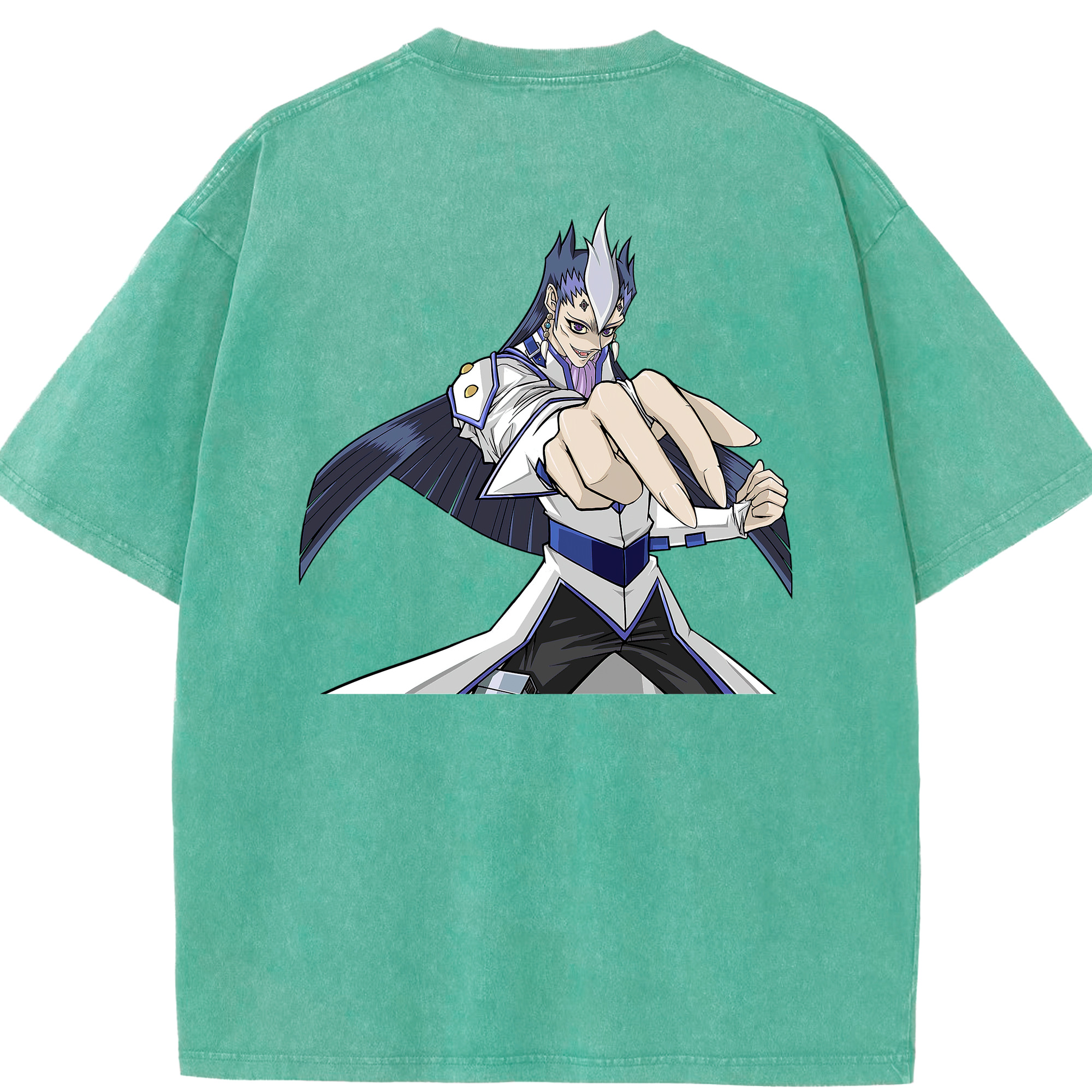 （画像用） 遊☆戯☆王 Yu-Gi-Oh! 綿100% ヴィンテージ風 半袖Tシャツ（背面プリント）